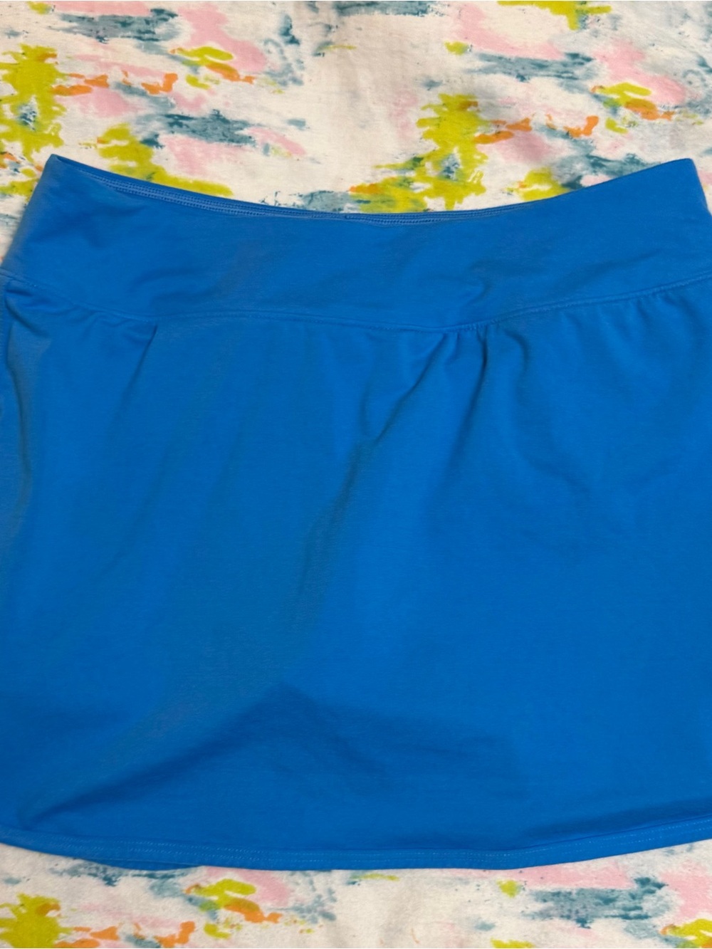 Nike Blue Circle Skirt – Bright Sporty A-Line with under shorts size small